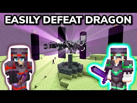 HOW I EASILY DEFEATED THE ENDER DRAGON in Minecraft Bedrock Duo Survival (Ep. 4)