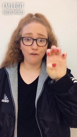 Legit Rap with Nicki Minaj in American Sign Language (ASL)