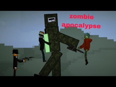 the zombie apocalypse part 22 chaos is back (melon sandbox)