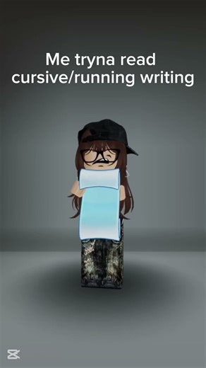 Me trying to read cursive #realestate #shorts #roblox