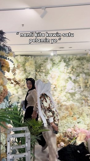 Exploring Floral Arrangements with Friends in a Shop