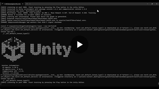 #unity #mlagents #artificialintelligence #machinelearning #autonomouslearning #gamedev | Antonino Caracci