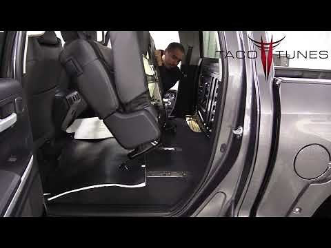 How to install ported 12" subwoofer box Toyota Tundra 2014-2021