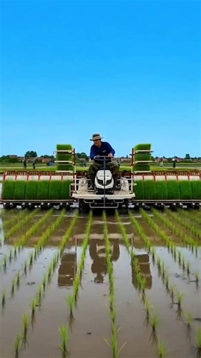 Tractor Rice Transplanter Modern Series 🚜🌾 | X-Vans