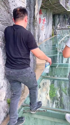 Funny glass bridge 🤣 ‎#humor #comedy #onlinecommunity #liveperformance #firstweek #charityevent #CommunityGathering #groupactivity #gamenight #musiccollaboration | Thamuz