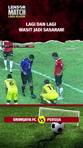 FATAL! KEPUTUSAN WASIT BIKIN SEMUA PEMAIN HEBOH | SRIWIJAYA VS PERSIJA #shorts