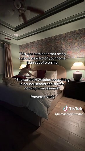 There is something sacred about tending to your home in the quiet. Just gratitude. Just stewardship. Just worship. #faithintheeveryday #christianmom #peacefulhome #stewardship #christiantok