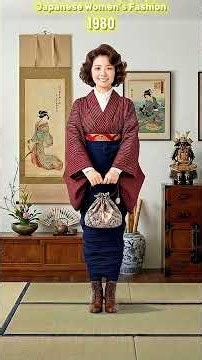 Japanese Women’s Fashion Evolution (1900–2000) 🇯🇵