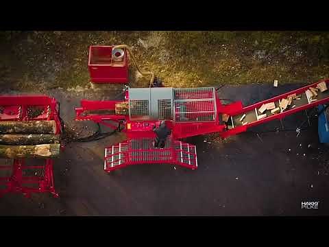 Hakki Pilke 55 Pro – Semi-automatic firewood factory with innovative functions