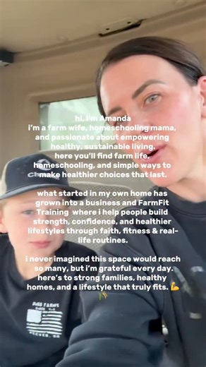 Hey friends (new OGs), I’m Amanda or Coach Nigg 👋 I’m a farm wife, boy mom, and founder of Farm Fit Training. Built by grit, guided by God, and fueled by a whole lot of coffee ☕ I married into a fifth-generation farming family — I didn’t grow up in ag, but I fell in love with the grit, discipline, and faith that come with it. I launched Farm Fit when I saw a major disconnect in the fitness world — between physical strength, mental health, and nutrition. Too many people were chasing “aesthetics”