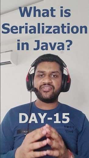 What is Serialization in Java #shorts #java #interviewpreparation