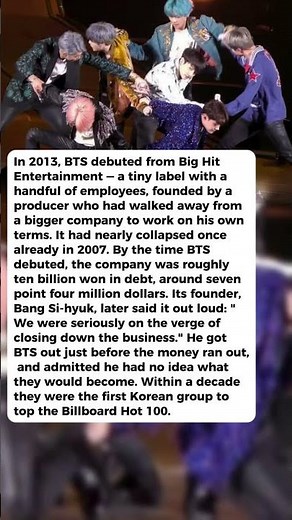 What BTS Did for a Company That Was Almost Bankrupt