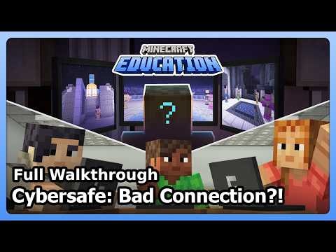 Minecraft Education - Cybersecurity: Bad Connection? (Full Walkthrough / All Choices) [2026]