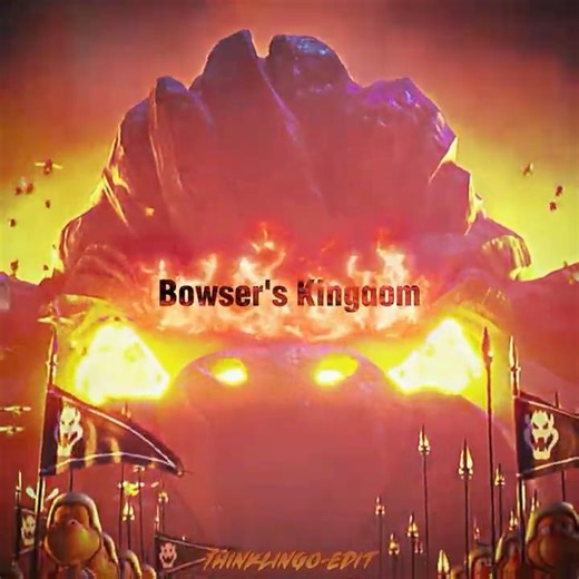 King Bowser and all his loyal soldiers🥶 | The Super Mario Bros #trending #edit