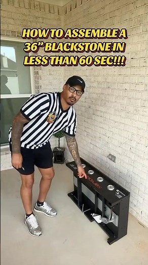 How to assemble a 36” blackstone griddle in 60 secs‼️ ‪@BlackstoneGriddles‬ #blackstone