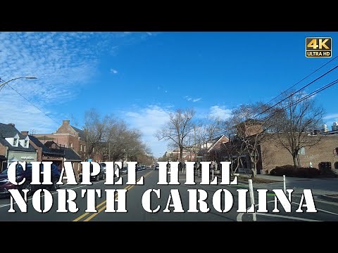 Chapel Hill, North Carolina - [4K] Downtown Tour