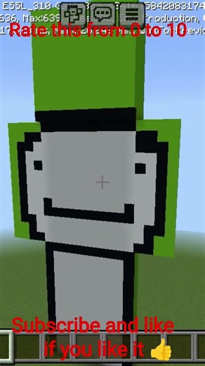 A dream Build.Rate this from 0 to 10 . Subscribe and like if you like it👍.#minecraft#game #gameplay