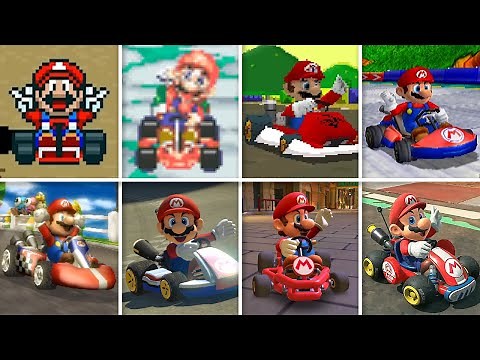 Evolution of Mario Kart Games Win Animations (1992 - 2025)