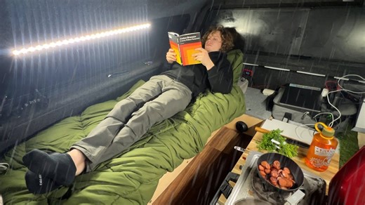 A Rainy Day Truck Camping: Goulash Gravy Hot Dish