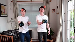 KOMBOID Ball Bouncing Skill Game for Teenagers and Adults. 12+ Years Old. Cube X 1, Single Cube, 2 Balls.