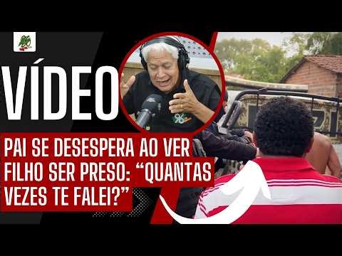 Father despairs after seeing son arrested in operation in Piauí.