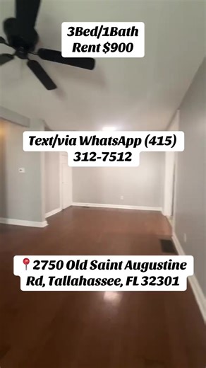Stop scrolling - your new home just dropped 🔐 Text/via WhatsApp (415) 312-7512 for more information #florida #tallahassee #rent #fyp #apartment