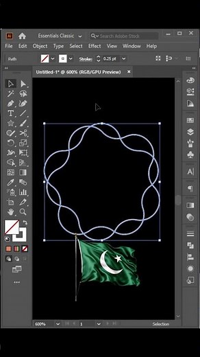 🌟 Creative Star Design with Illustrator Blend Tool ✨ | Adobe Illustrator Tutorial