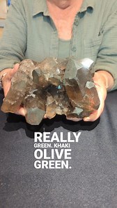 Alpine crystals Rock! We specialize in chlorite coated quartz and have collected it from all over the world but the pieces from the French Alps are specially sparkly and this one is so beautiful but unfortunately the video doesn't quite do it justice. We carry many smaller pieces on our website so if you're looking for something a little bit smaller please check out our online offer experience you'll find other chlorite coated beauties. Metaphysically speaking chlorite is exceptionally healing a