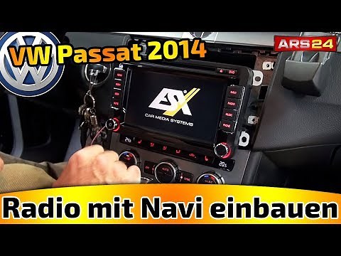 Autoradio mit Navigation im VW Passat (Bj. 2014) einbauen I ARS24