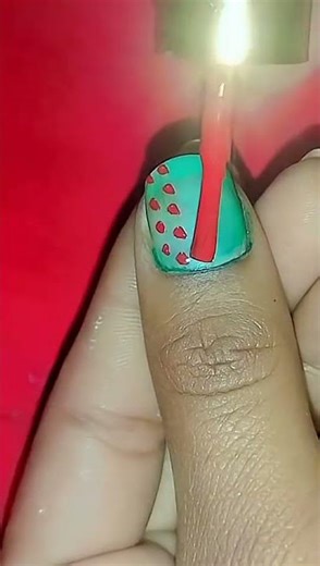 two colour easy nail polish design #nailart #naildesign #nails #nailart #newnails