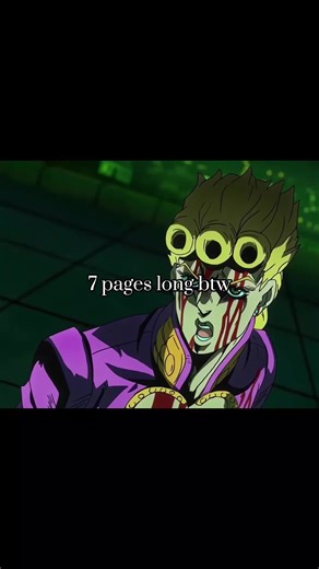 Exploring the 7-Page Punching Scene in JoJo's Bizarre Adventure