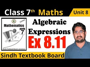 🔴 Unit 8 Exercise 8.11 Class 7 Maths Sindh Textbook Board