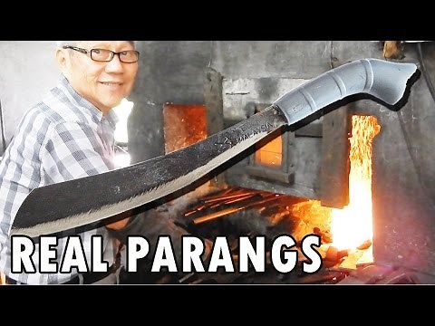 How blacksmiths make parang machetes in Malaysia