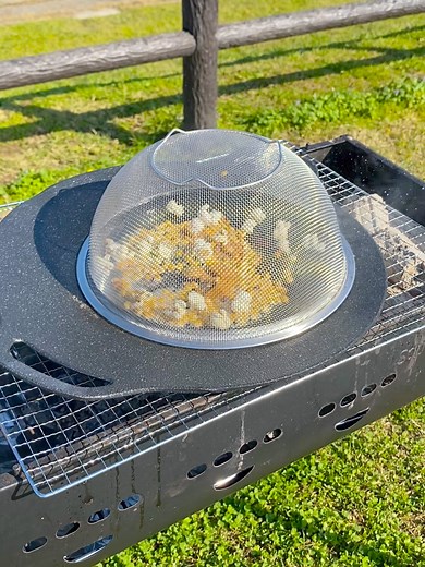 簡単ポップコーンのスキレットレシピ