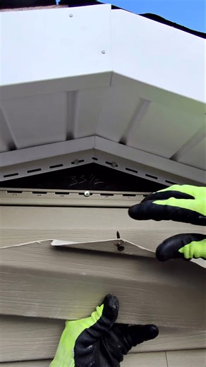 Vinyl siding trick. Thanks Brain!