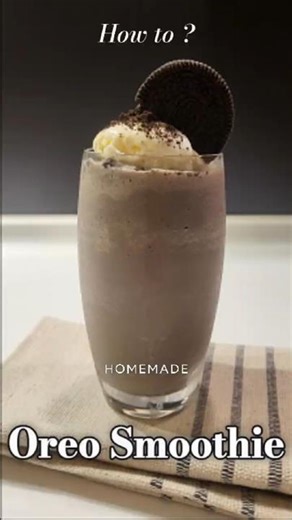 How To Made Oreo Smoothie? #oreo #oreoshake