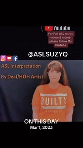 WE BELIEVE- ASL (by Newsboys) Full ASL song at my YouTube channel www.YouTube.com/ASLSUZYQ #ASLMUSICVIDEO #christian | ASL SuzyQ