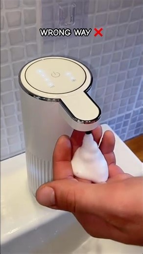 You’re using soap wrong 😳 Soap dispenser cleaning hack #shorts #gadgets #cleaninghacks