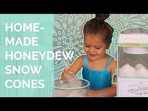 Homemade Snow Cone : Honey Dew "Frozen" Snow Cones by Queen Elsa