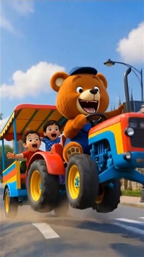 टैडी की लंदन ट्रैक्टर राइड 🚜 | Teddy’s London Tractor Adventure#kidsvideo #kidscartoon #moralstory