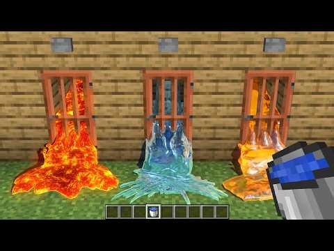 Realistic Lava, Water & Honey vs Doors (8-Minute Real Life Compilation)