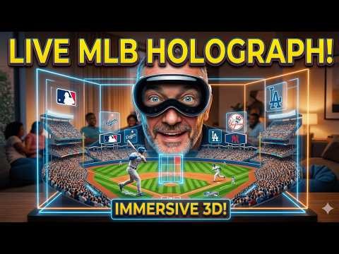 MLB on Apple Vision Pro Is a Game-Changer: Live 3D Hologram Baseball on MLB.TV