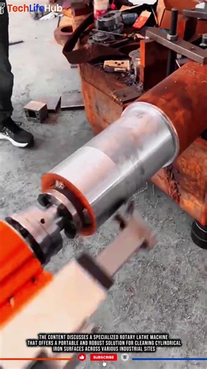 Innovation Rotary Lathe: Portable Solution, High Precision, Surface Cleaning #tech