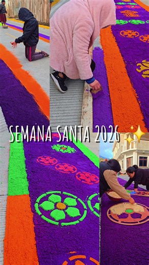 #semanasanta #alfombras Las tradiciones son el alma de nuestro municipio, y hoy se siguen construyendo con el esfuerzo de todos. Nuestro Alcalde Municipal se sumó a esta hermosa labor, brindando su apoyo para la elaboración de alfombras, contribuyendo así a que esta expresión cultural continúe llenando de color, fe y unión en las calles de nuestro municipio SAN CRISTOBAL CUCHO. #construyamos_juntos_el_desarrollo_de_nuestro_municipio