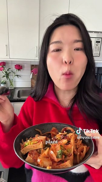 Spicy Sweet Korean Braised Tofu Recipe