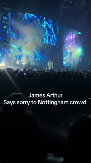James Arthur's Apology and Concert Highlights in Nottingham