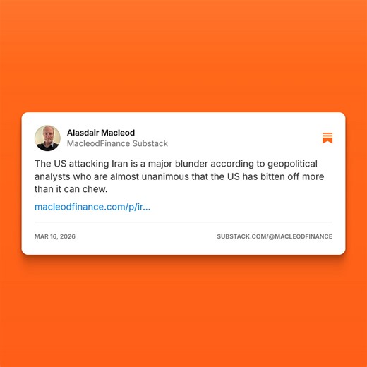 Alasdair Macleod (@macleodfinance)