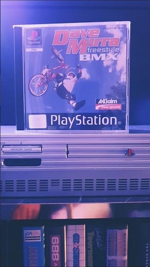 DAVE MIRRA FREESTYLE BMX PS1 GAME ON PS2 CONSOLE SHORT PLAY