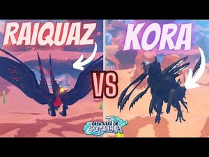 RAIQUAZOK VS KORATHOS! | Creatures of Sonaria
