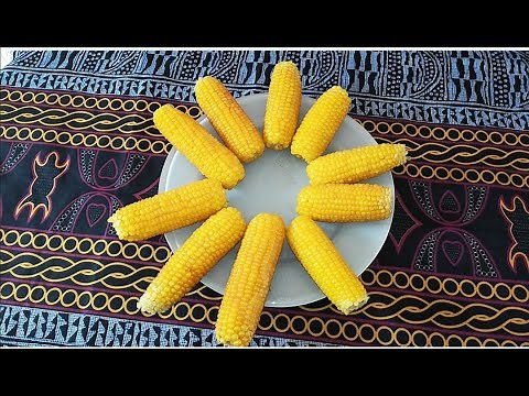cuisson des épis de maïs.🌽🌽🌽🌽